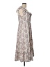 Universal Thread 100% Rayon Paisley Gray Casual Dress Size L - photo 4