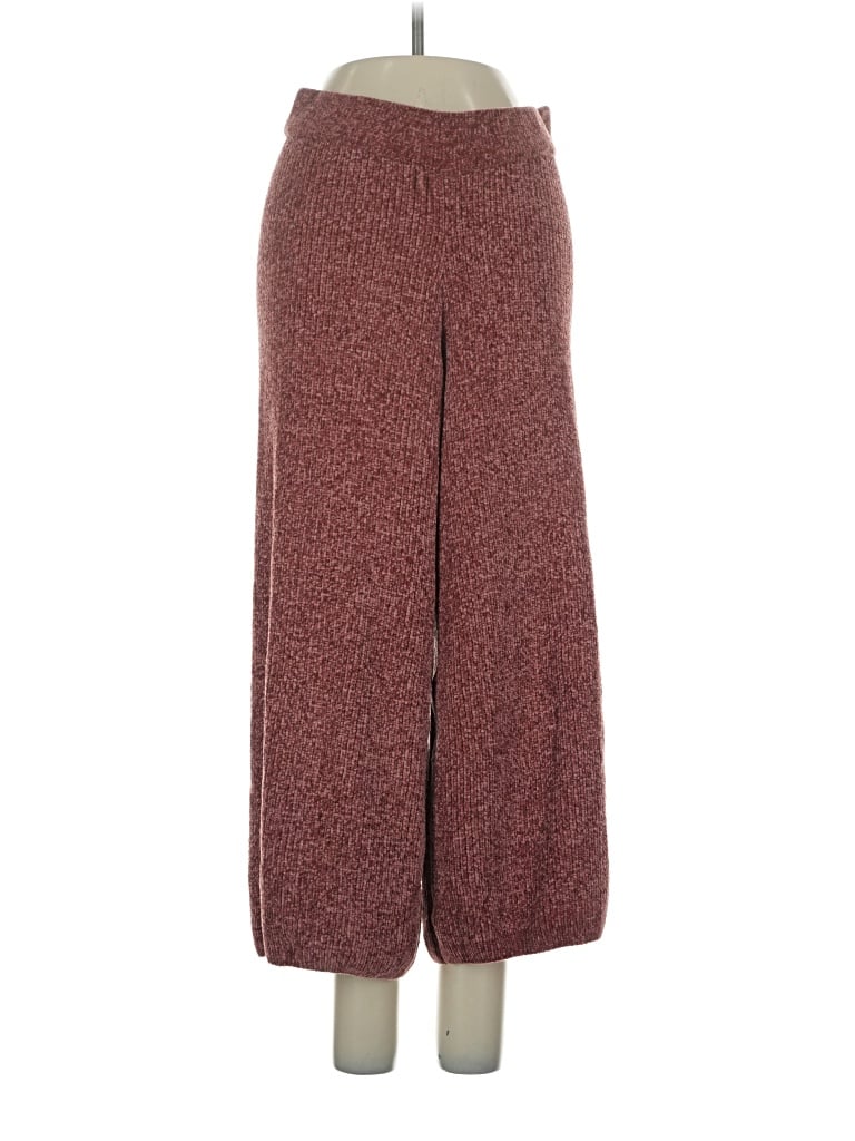 Pre-owned Lulus Casual Pants In Burgundy