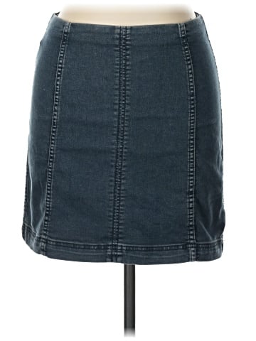 Free People Denim Skirt (view 1)