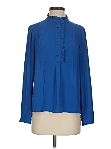 J.Crew Factory Store Long Sleeve Blouse (view 1)