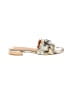Donald J Pliner Silver Sandals Size 6 - photo 1