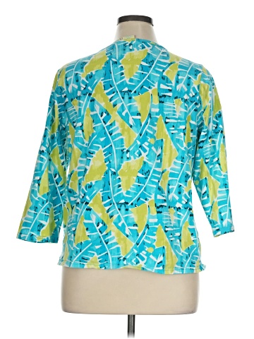 Caribbean Joe 3/4 Sleeve Blouse (view 2)