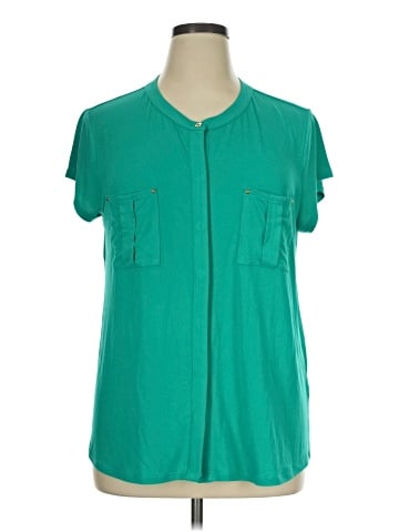 Dana Buchman Short Sleeve Blouse (view 1)