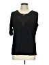North Style Black 3/4 Sleeve Top Size L - photo 1