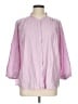 Old Navy Pink 3/4 Sleeve Button-Down Shirt Size L - photo 1