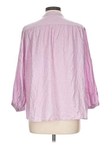 Old Navy 3/4 Sleeve Button-Down Shirt (view 2)