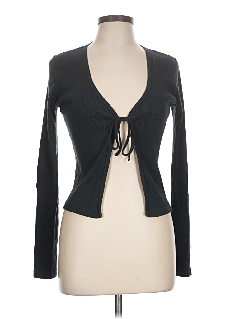 Pre-owned John Galt Cardigan Sweater In Black