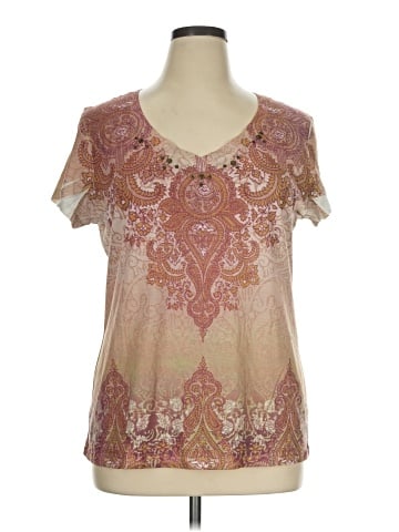 Appropriate Behavior Short Sleeve Blouse (view 1)