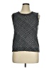 Christopher & Banks 100% Cotton Black Sleeveless Top Size XL - photo 1
