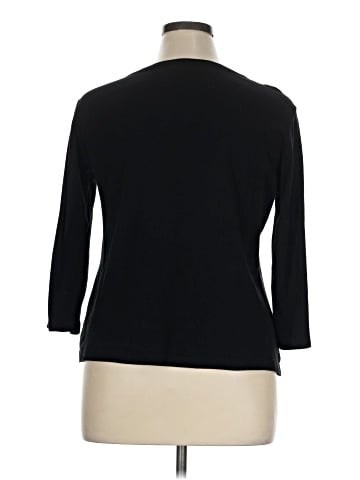 Anne Klein Sport Long Sleeve Henley (view 2)