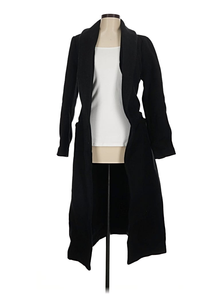 Pre-owned Reformation Coat In Black