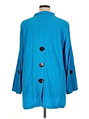 Ali Miles 3/4 Sleeve Button-Down Shirt (view 2)