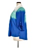 Cocomo Color Block Blue 3/4 Sleeve Blouse Size 18 - photo 5