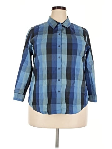 Coldwater Creek 3/4 Sleeve Button-Down Shirt (view 1)