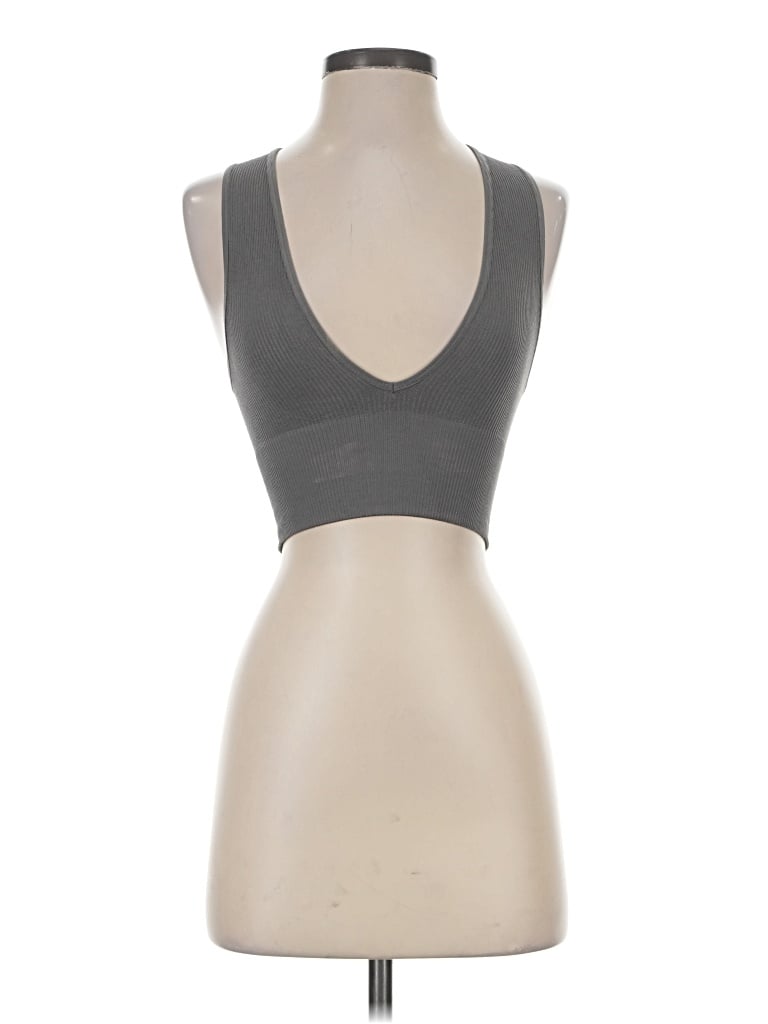 Pre-owned Out From Under Sports Bra In Gray