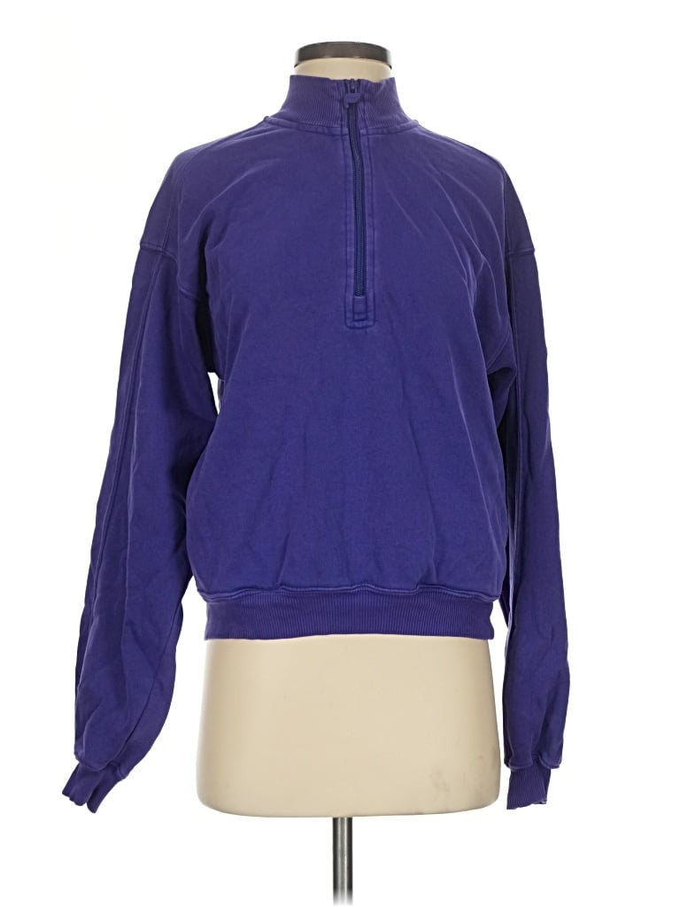 Pre-owned Fabletics Track Jacket In Purple