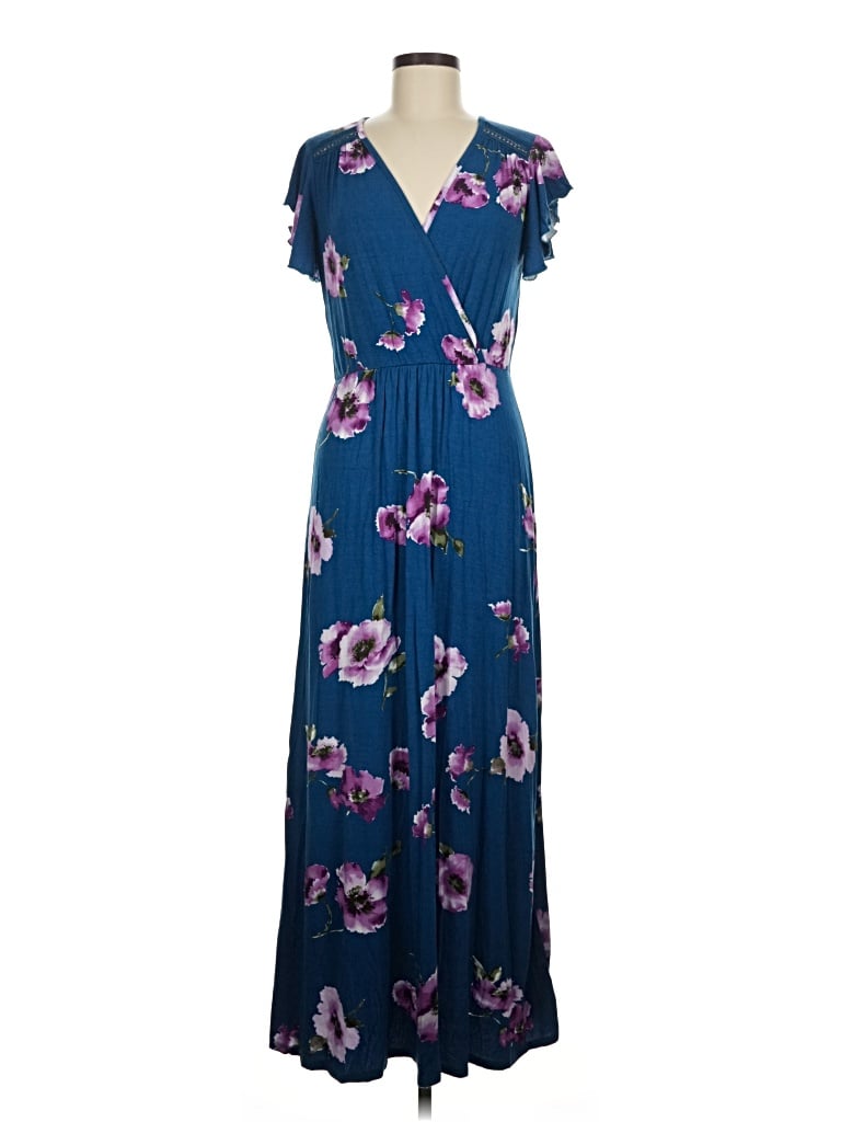 Pre-owned Loveappella Casual Dress In Blue