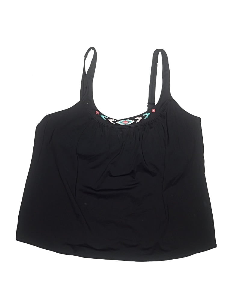 Pre-owned Coco Reef Swimsuit Top Black Swimwear