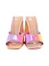 Bamboo Color Block Pink Sandals Size 9 - photo 2