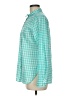 J.Crew Checkered-gingham Teal Long Sleeve Button-Down Shirt Size M (estimated) - photo 5