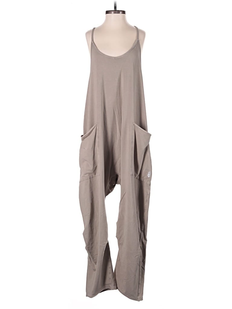Pre-owned Fp Movement Jumpsuit In Gray