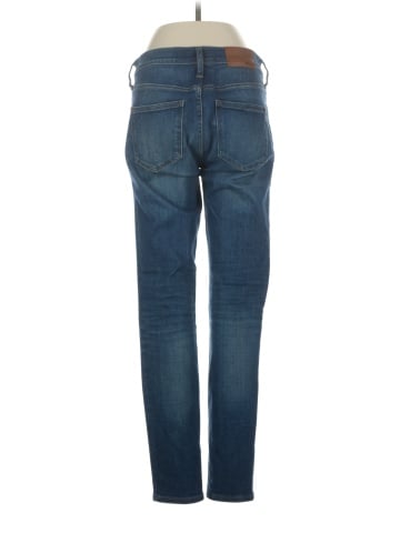 Madewell 8" Skinny Jeans in Ames Wash (view 2)