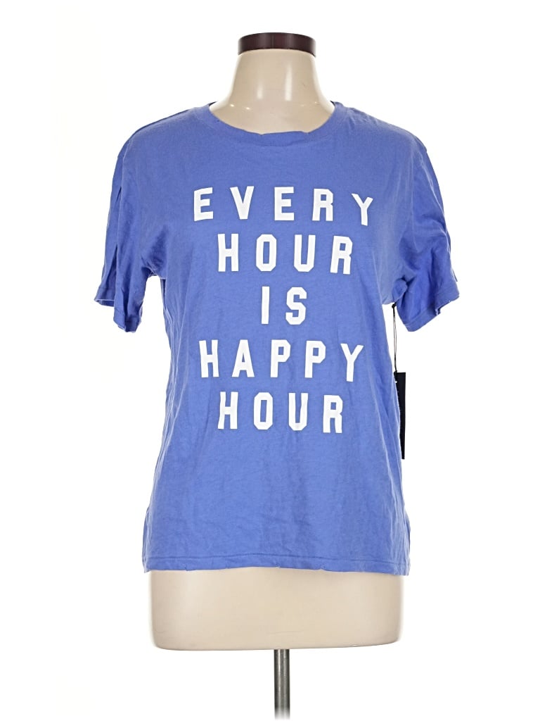 Wildfox Short Sleeve T-shirt In Blue