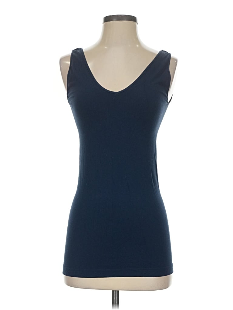 Pre-owned Nikibiki Tank Top Blue Sweetheart Neckline Tops