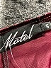 Motel Metallic Burgundy Jumpsuit Size S - photo 4