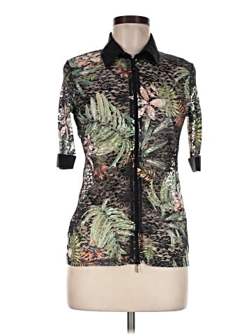 Anne Fontaine 3/4 Sleeve Button-Down Shirt (view 1)