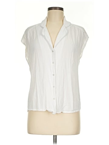 MNG Basics Sleeveless Button-Down Shirt (view 1)