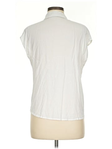 MNG Basics Sleeveless Button-Down Shirt (view 2)
