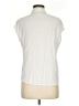MNG Basics Ivory Sleeveless Button-Down Shirt Size 6 - photo 2