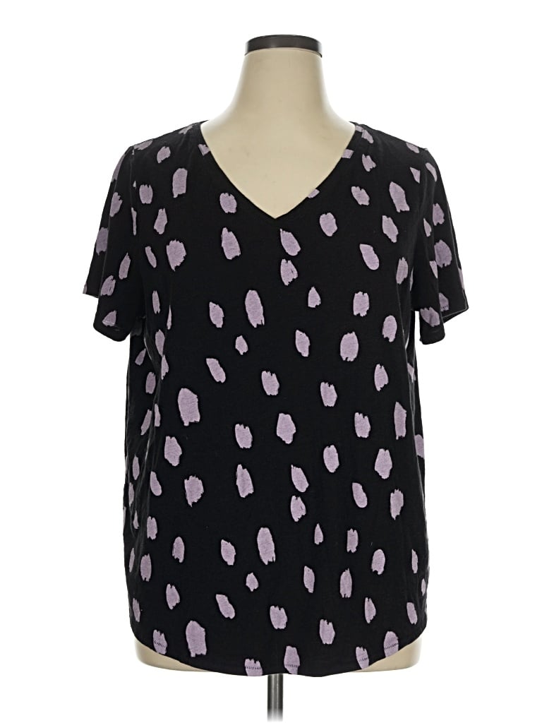 Pre-owned Evri Short Sleeve T-shirt In Black