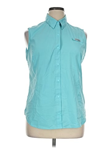 Columbia Sleeveless Button-Down Shirt (view 1)