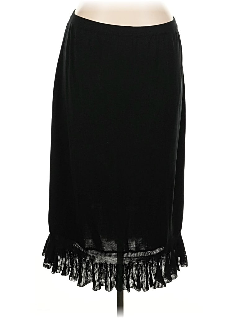 Pre-owned Ming Wang Formal Skirt In Black