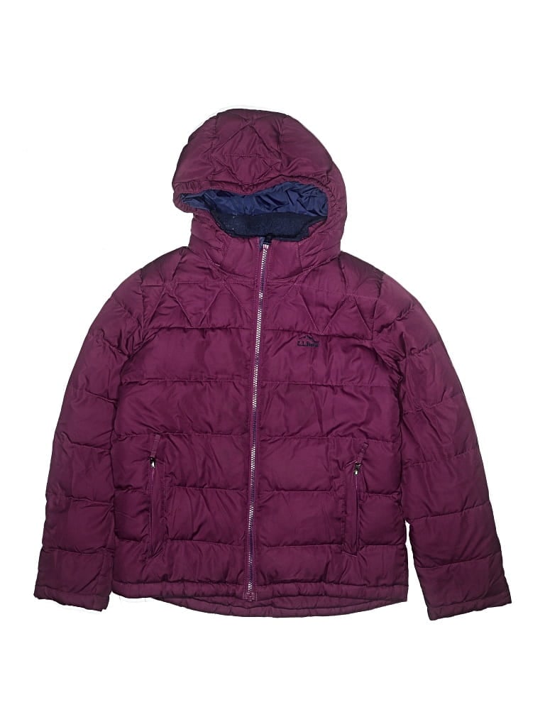 Pre-owned L.l.bean Kids' Snow Jacket In Purple