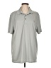 Izod Golf 100% Polyester Gray Short Sleeve Polo Size L - photo 1