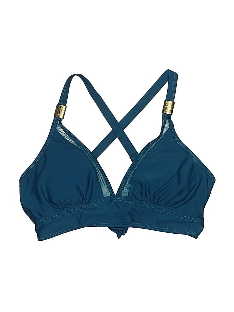 Pre-owned Blooming Jelly Swimsuit Top Teal Swimwear