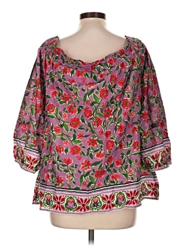 A Pea in the Pod 3/4 Sleeve Blouse (view 2)