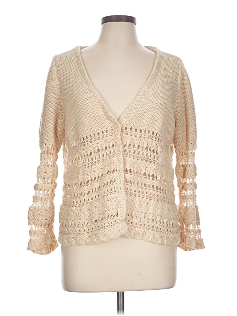 Pre-owned Sundance Cardigan Sweater In Ivory