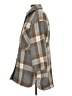 Lucky Brand 100% Polyester Plaid Gray Coat Size XS - photo 5