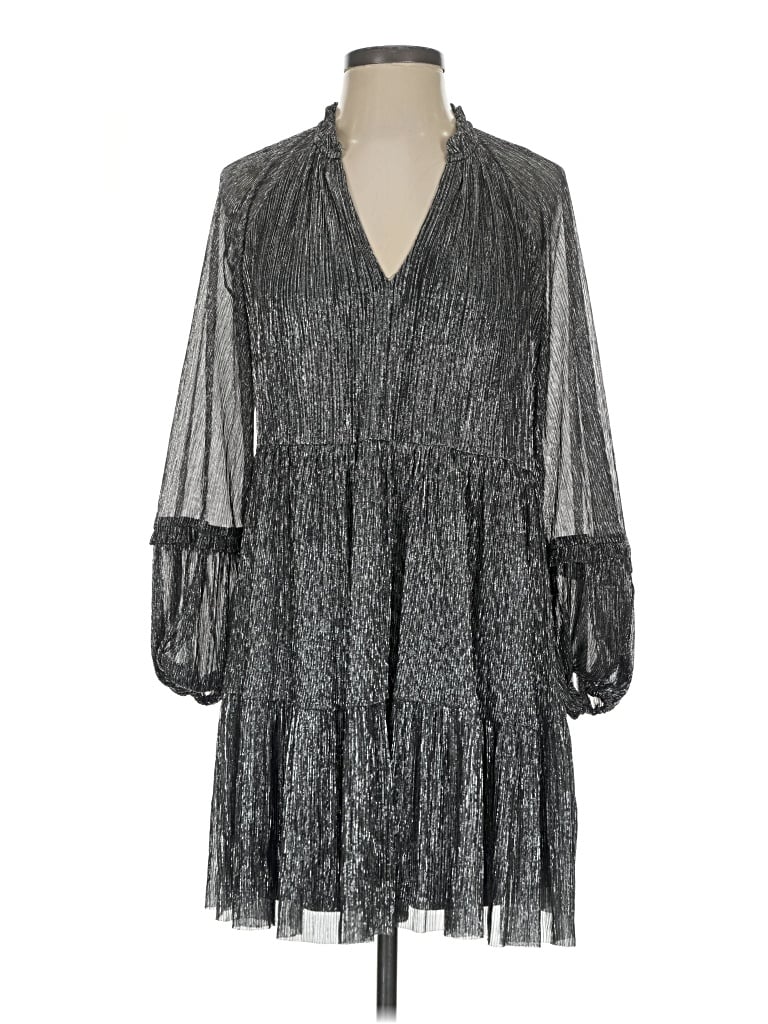 Pre-owned 1.state Casual Dress In Silver