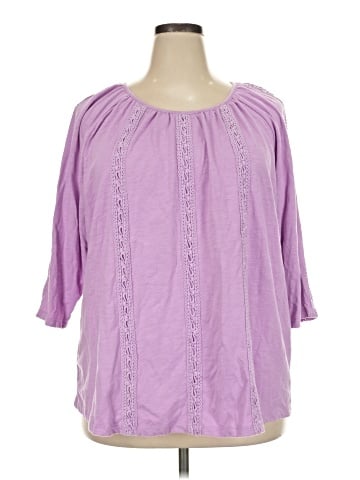 Cj Banks 3/4 Sleeve Blouse (view 1)