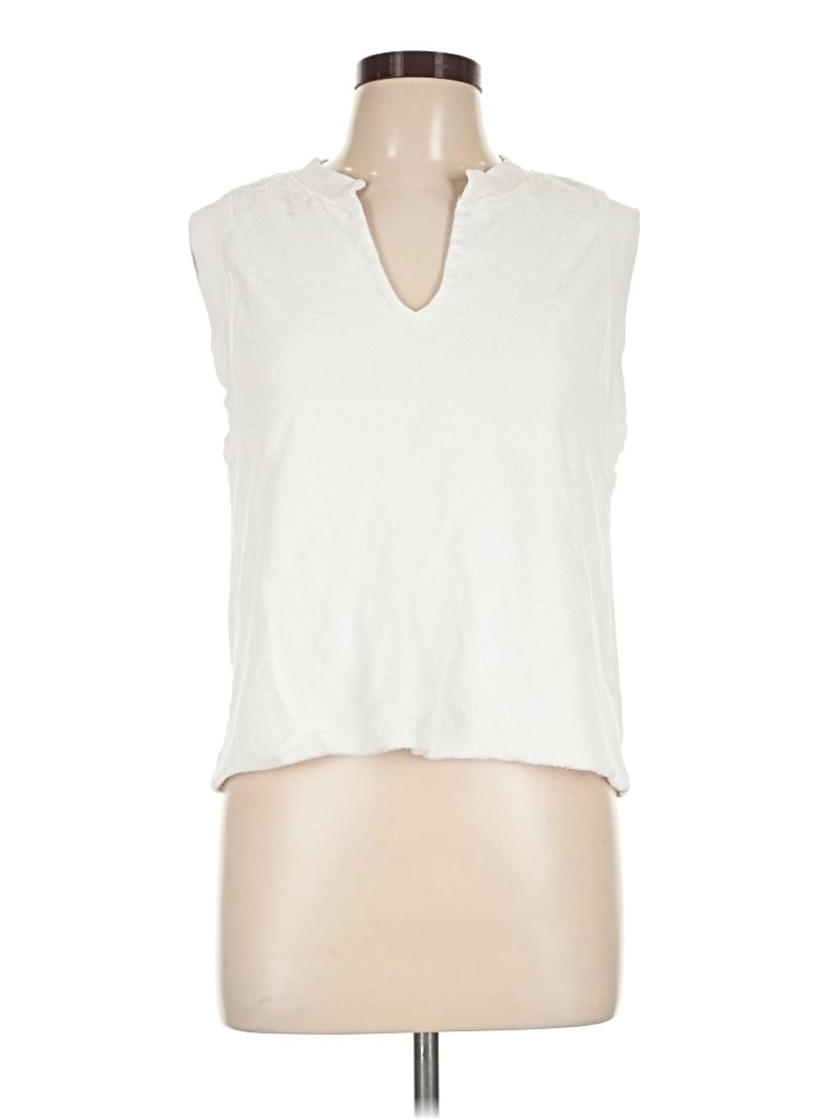 Pre-owned Lamade Sleeveless T-shirt In Ivory