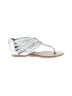 Lucky Brand Metallic Silver Sandals Size 9 1/2 - photo 1