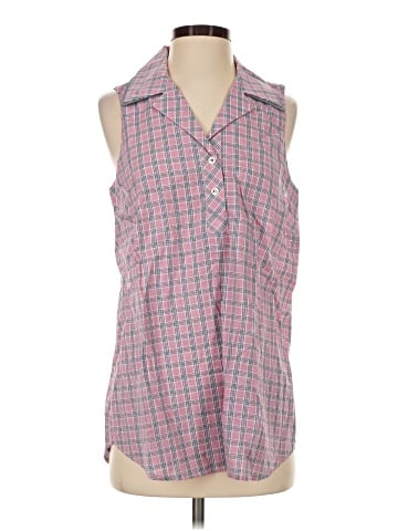 Finley Sleeveless Button-Down Shirt (view 1)