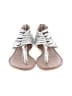 Lucky Brand Metallic Silver Sandals Size 9 1/2 - photo 2