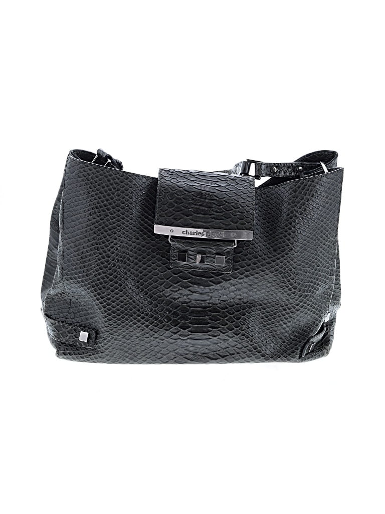 Pre-owned Charles David Shoulder Bag In Black