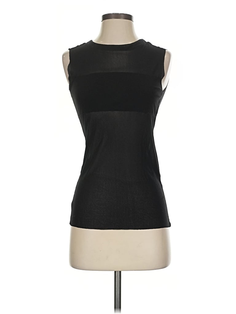 Pre-owned Zara Collection Sleeveless T-shirt In Black